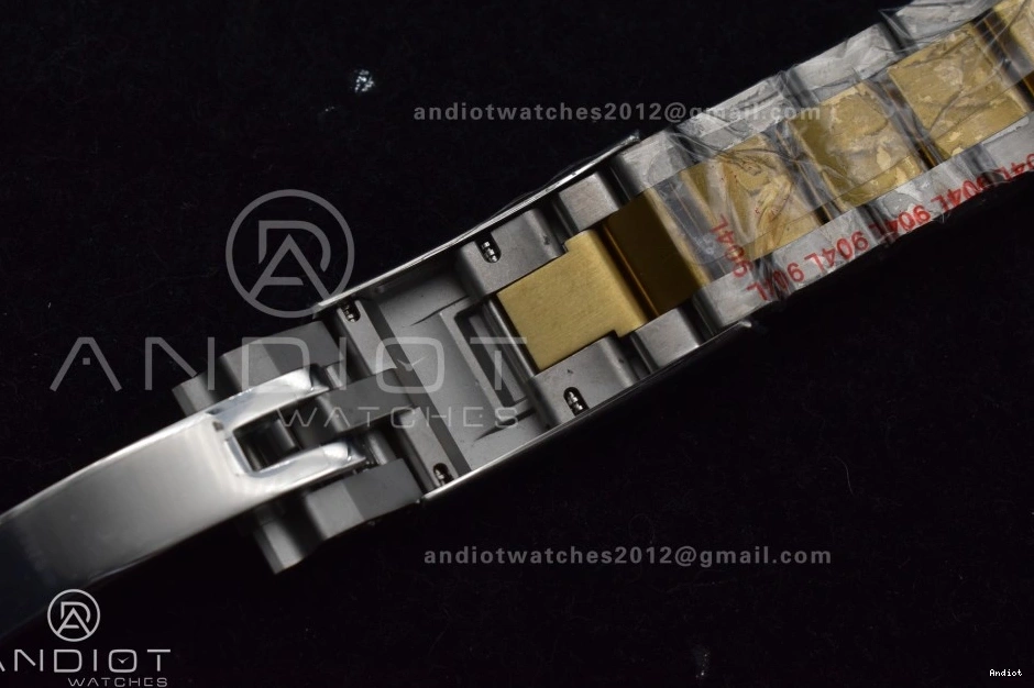 on Unisex Dial Black A2824 V Best GMF Edition Two Tone SS Sea-Dweller Bracelet 1061 YG 126603 YG SS 0729